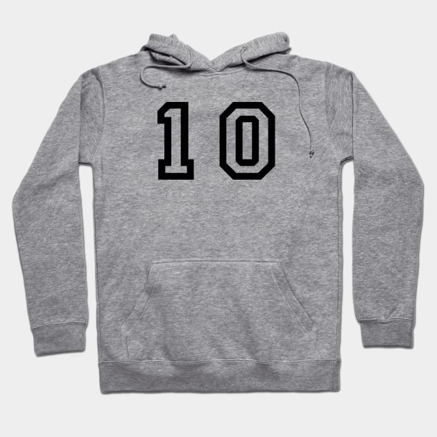 Number Ten Hoodie by sweetsixty